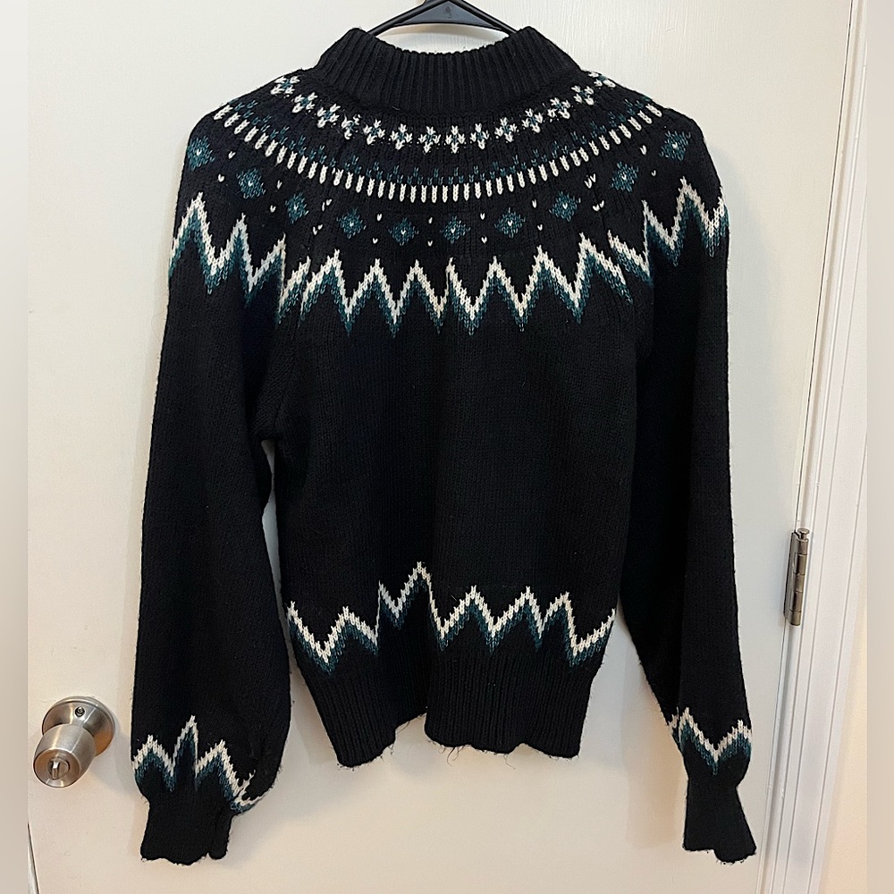 Black Winter Sweater